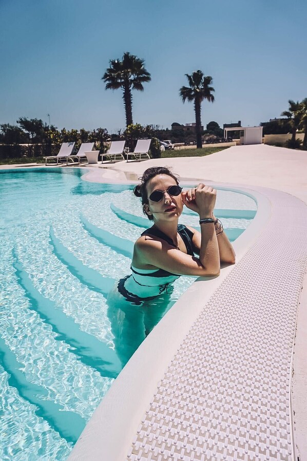 Outdoor pool - Camarò Favignana - Apartment with double bedroom (Favignana)