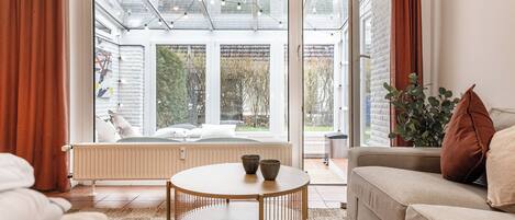 TV, DVD player, stereo