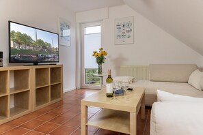 Tv, dvd-spelare och en stereo