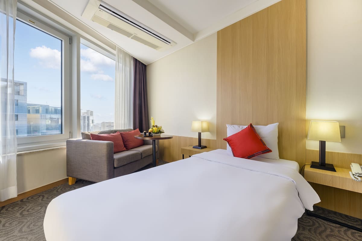 family triple room, 1 bedroom, non smoking, city view | view from room