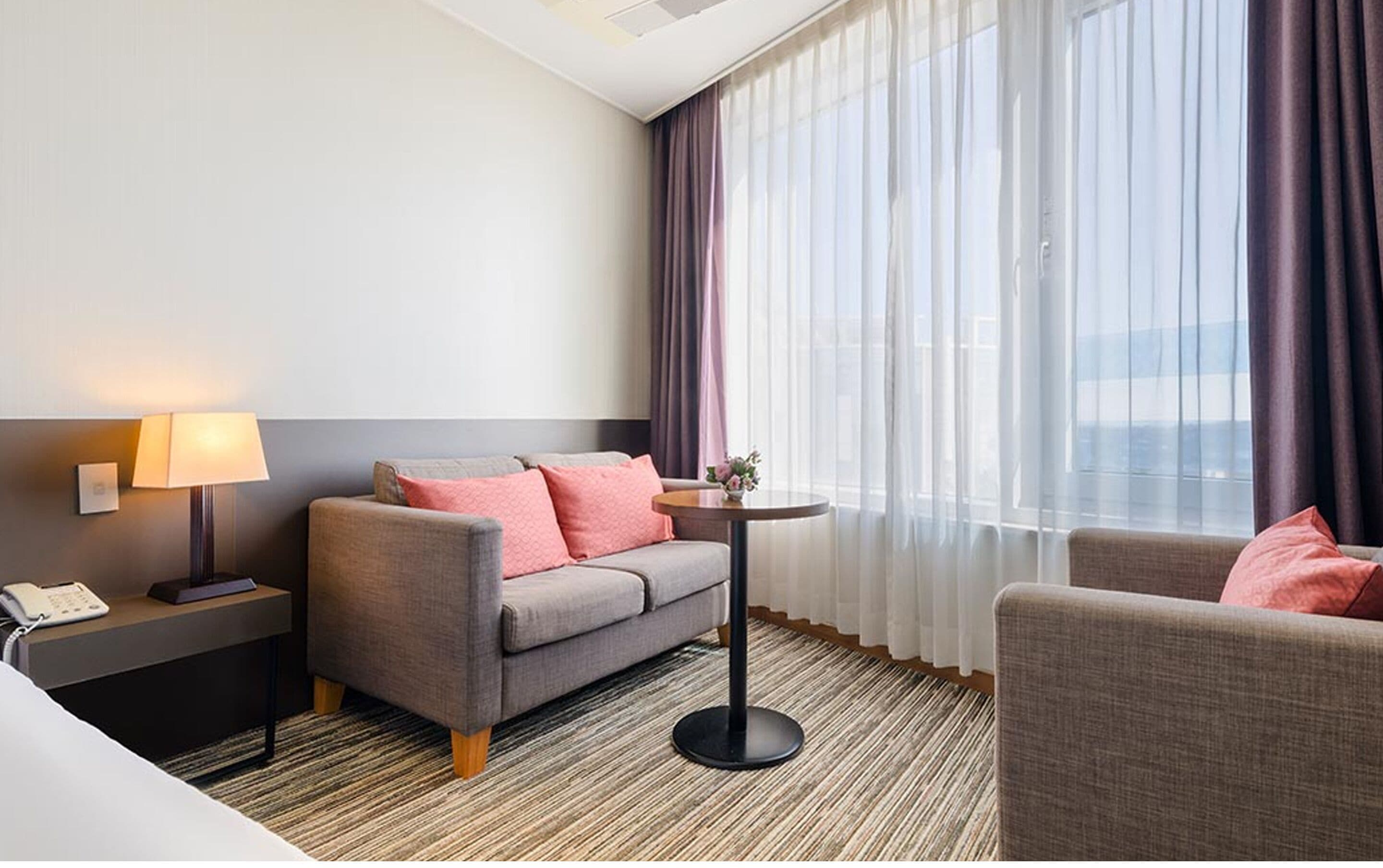 premier double room, 1 bedroom, non smoking, city view | city view