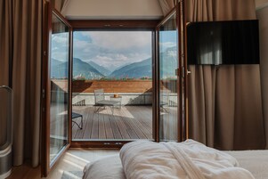 Junior Double or Twin Room, Balcony, Mountain View | Mountain view