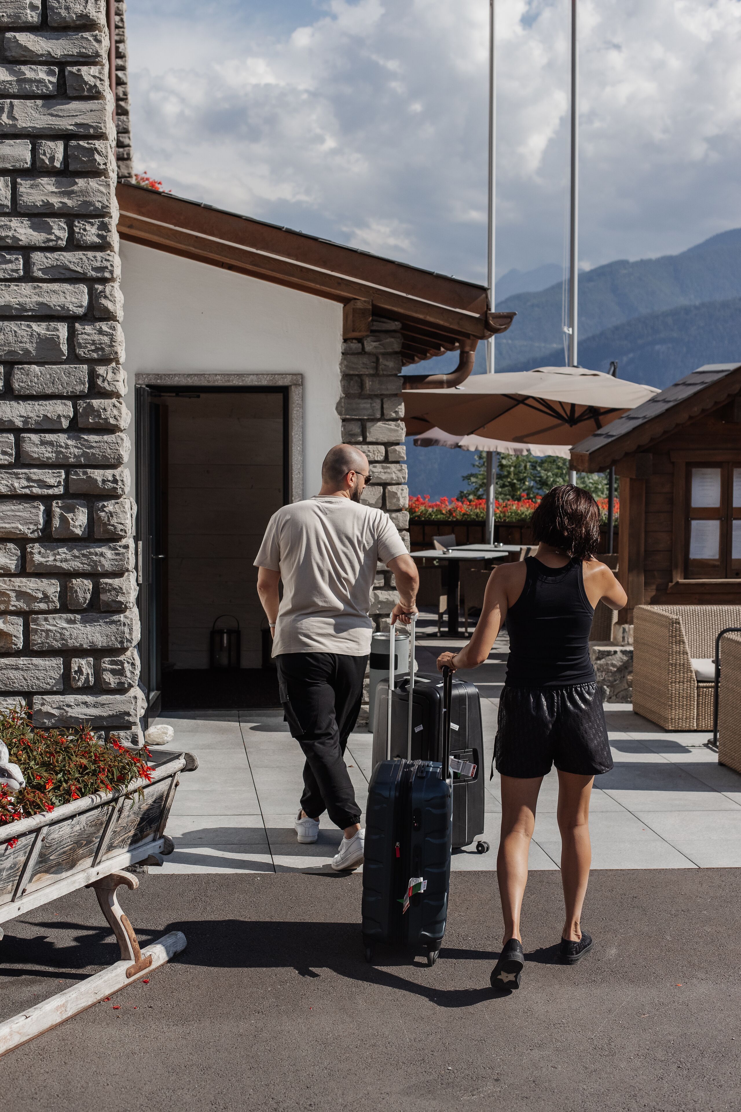 Façade de l’hébergement