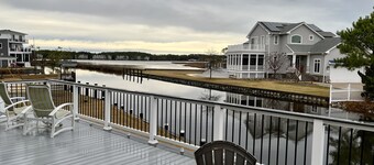 Waterfront Home with private dock- walk to beach