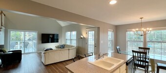 Waterfront Home with private dock- walk to beach