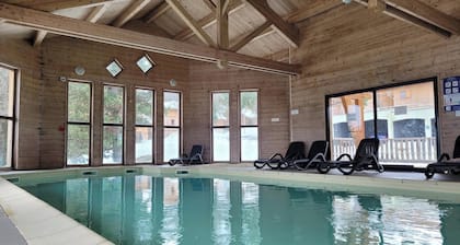 Le Chalet by Sophie Chalet of 55m2 Superdevoluy with exterior and parking