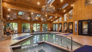 Indoor pool, a heated pool