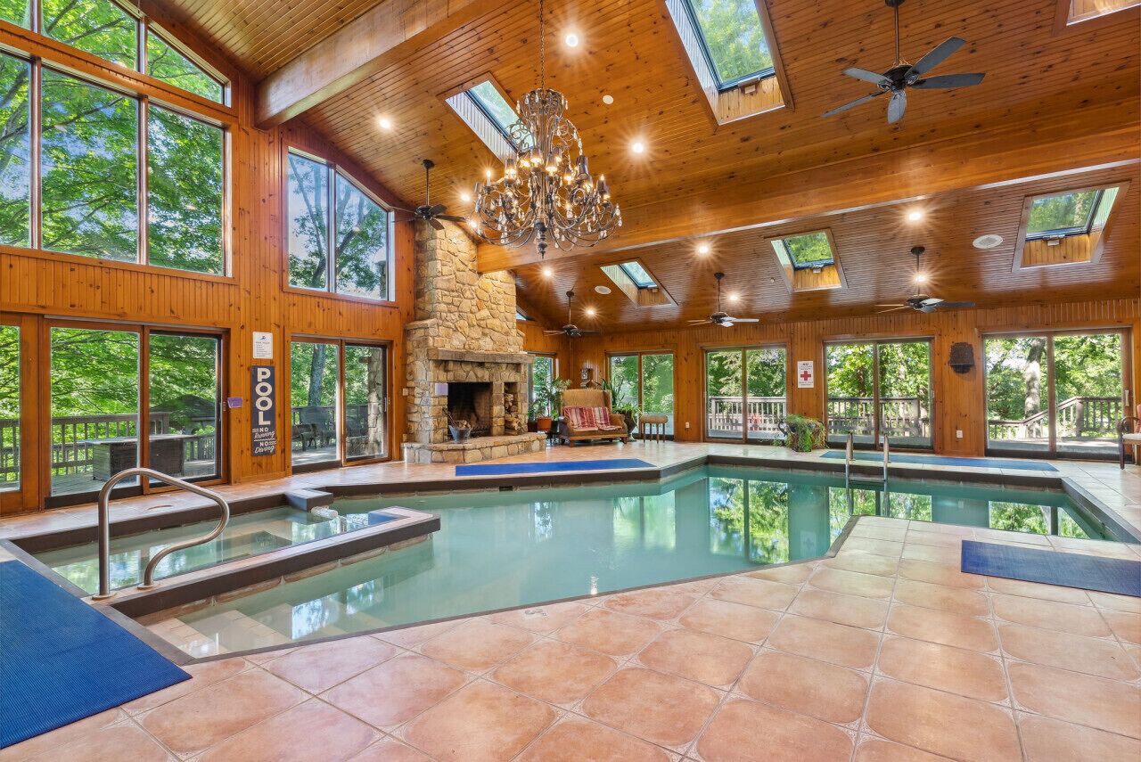 Piscine couverte, piscine chauffée