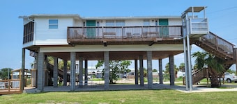 Beautiful 4 bedroom, 3 bath house on the main canal at Keaton Beach Florida.