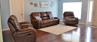 Beautiful 4 bedroom, 3 bath house on the main canal at Keaton Beach Florida.