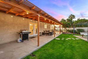 Terrace/patio - Oasis House | Gated Pool+Spa (Indio)