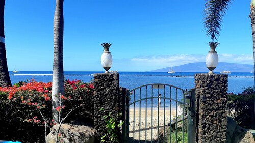 Lahaina Shores 406 Beach Front Mountain View