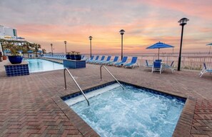 Indoor pool, outdoor pool - Spacious Oceanfront Villa! Private Beach (Myrtle Beach)