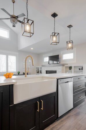 Fridge, microwave, oven, stovetop - Brand New High End Renovated Main Floor 2-Bedroom (Lethbridge)