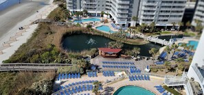 Indoor pool, a heated pool - Ocean's Edge Oceanfront 1 BR King 1 Bath at Seawatch Resort (Myrtle Beach)