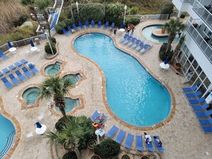 Indoor pool, a heated pool