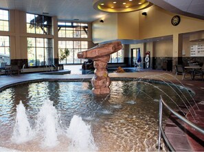 Indoor pool, outdoor pool