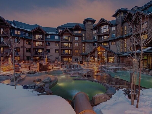 Indoor pool, outdoor pool