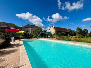 Pool - Charming Renovated Barn with Pool in the Heart of Brenne (Migné)