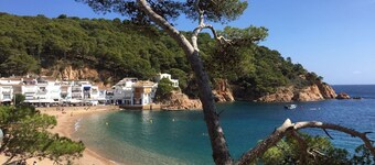 House with private garden overlooking the sea