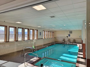 Indoor pool, a heated pool