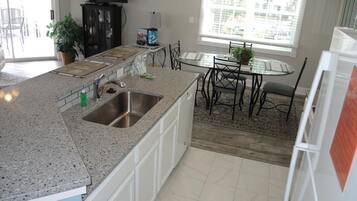 Villa, 2 Bedrooms | Private kitchen | Fridge, coffee/tea maker