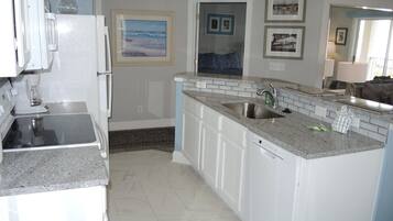 Villa, 2 Bedrooms | Private kitchen | Fridge, coffee/tea maker