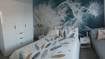 1 chambre, fer et planche Ă repasser, Wi-Fi gratuit, draps fournis