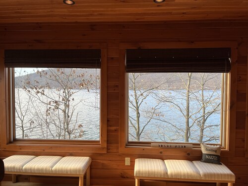 Keuka Lakefront Getaway with private beach and amazing waterfront views