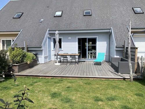 Le Birdie Maison dans résidence privée à 200 m de la plage par chemin piétonnier