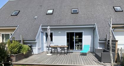 Le Birdie Maison dans résidence privée à 200 m de la plage par chemin piétonnier