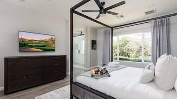 6 bedrooms, iron/ironing board, travel cot, free WiFi