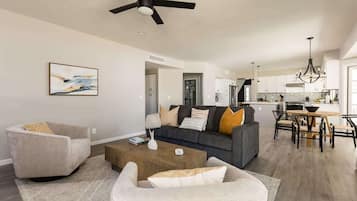 Smart TV, fireplace, offices