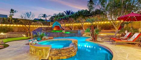 Una piscina climatizada