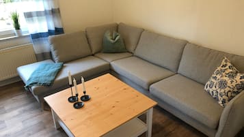 Smart TV, table football, books