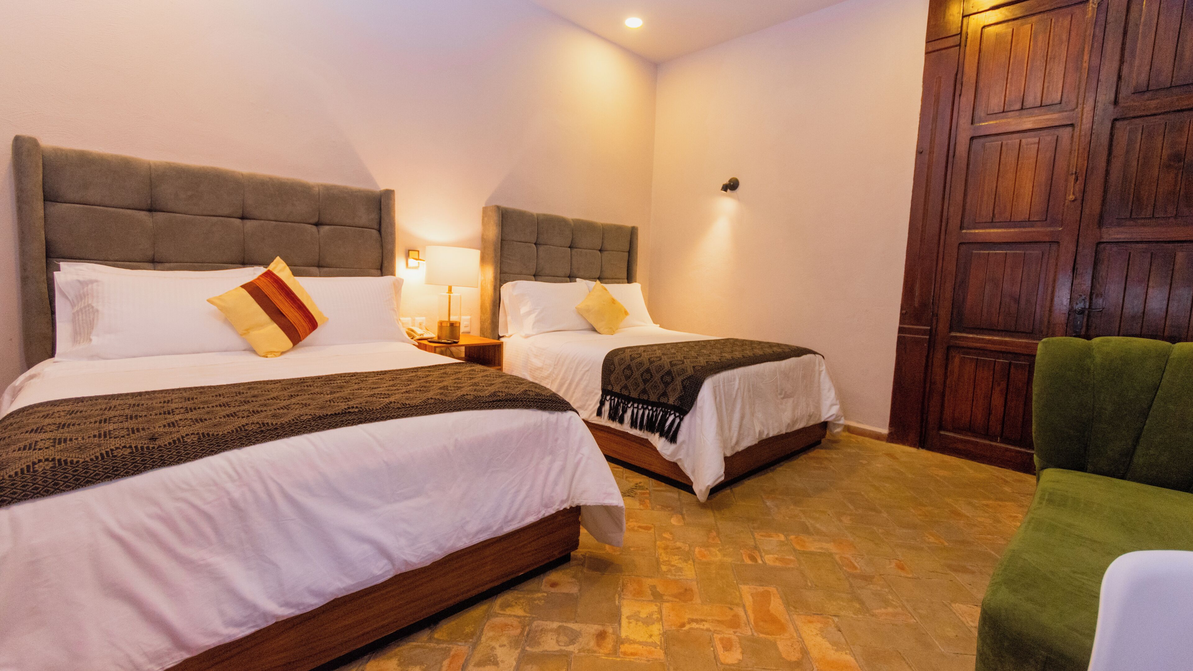 Chambre Double Standard (Frente a la Alberca) | Literie de qualité supérieure, couette en duvet d'oie