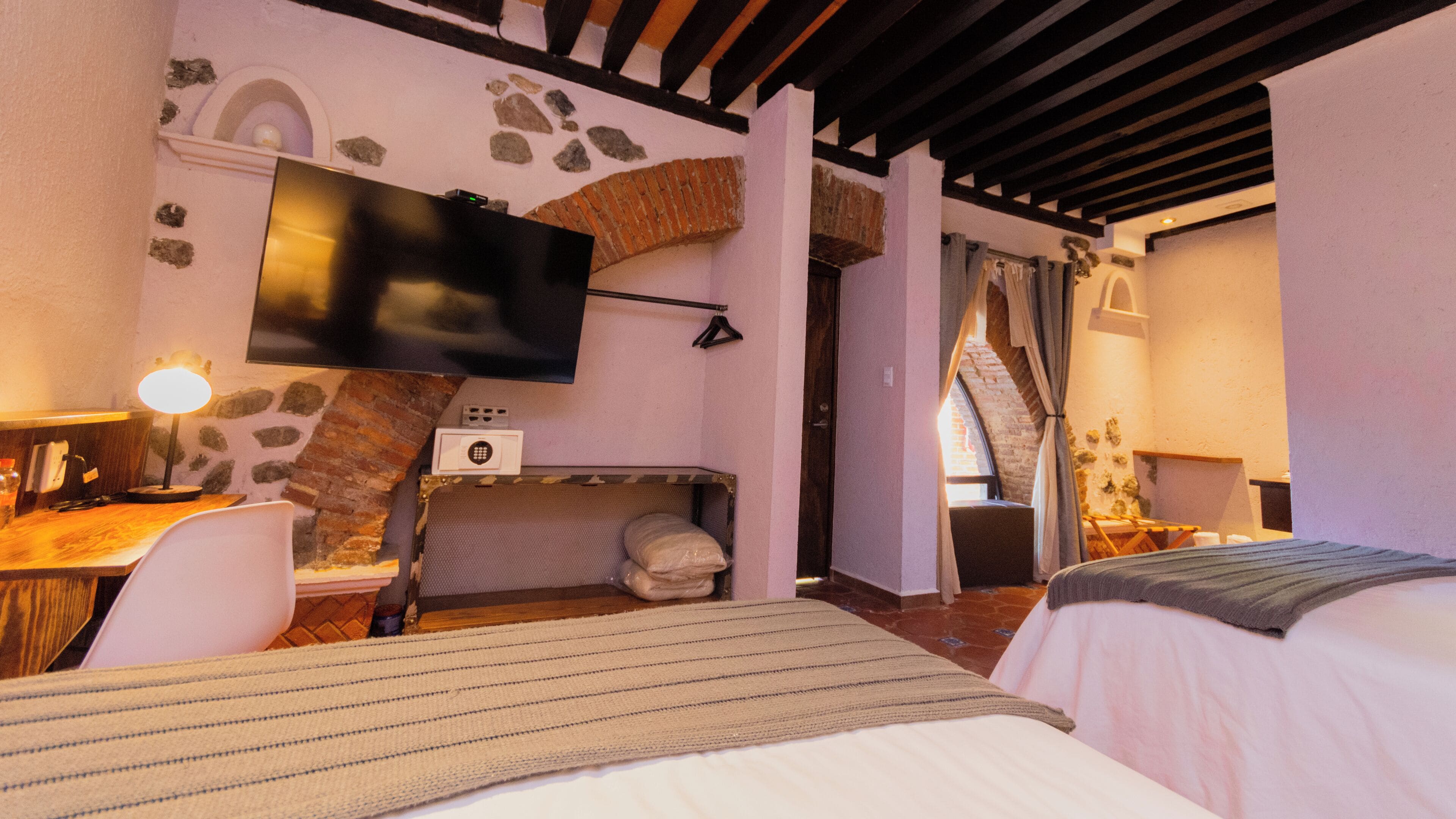 Chambre Double Standard (Frente a Terraza) | Literie de qualité supérieure, couette en duvet d'oie