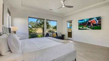 5 dormitorios, tabla de planchar con plancha, cuna de viaje y wifi