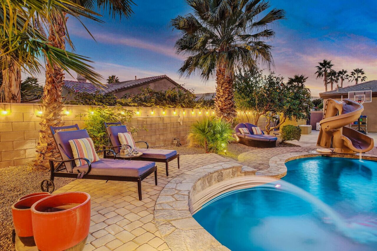 Una piscina climatizada