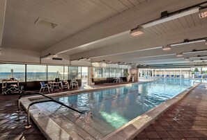 Indoor pool, a heated pool