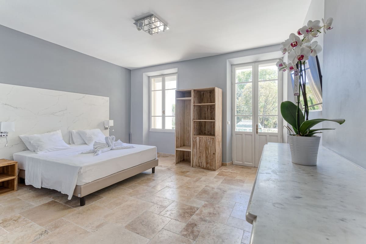 grand double room | 1 bedroom, premium bedding, select comfort beds, in-room safe