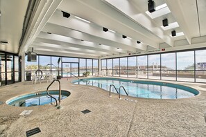 Indoor pool, a heated pool