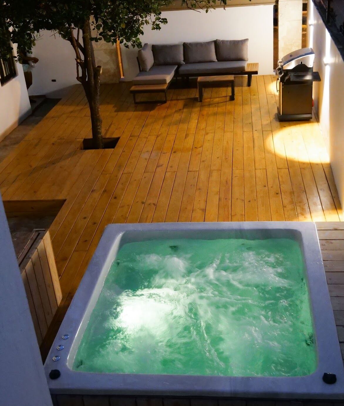 Bain à remous intérieur