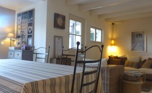 Premium bedding, soundproofing, free WiFi, bed sheets