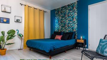 1 bedroom, soundproofing, iron/ironing board, free WiFi