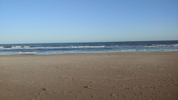 Vlak bij het strand