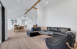 Smart TV, fireplace, stereo