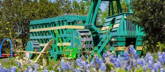 Glamping in Spicewood TX Hill Country~ The Kit at Green Acres