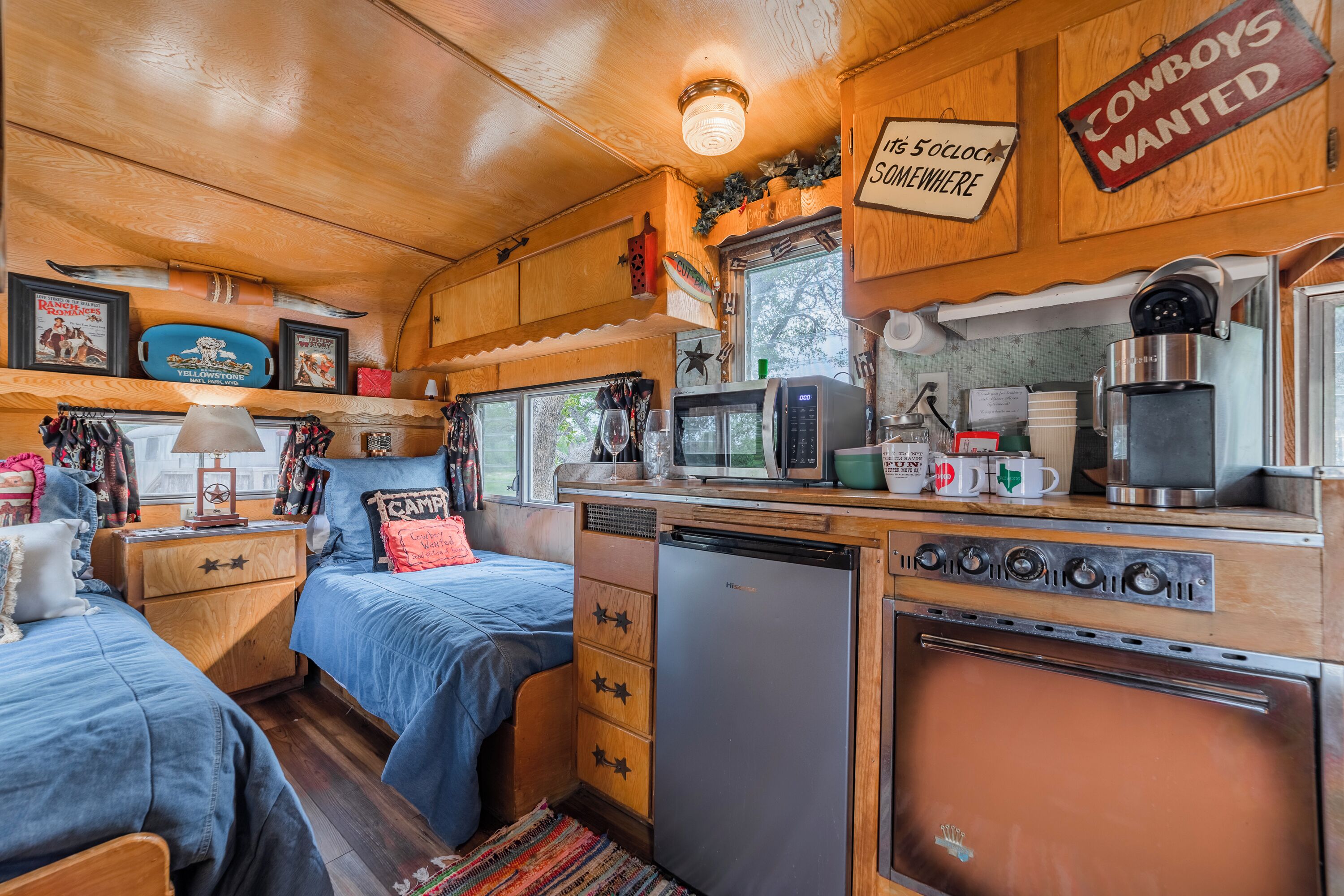 Glamping in Spicewood TX Hill Country ~ The Cowgirl at Green Acres