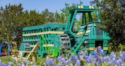 Glamping in Spicewood TX Hill Country ~ The Cowgirl at Green Acres